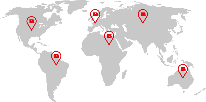 Carte du monde, emplacements où Barrisol se situe
